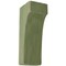 Ekena Millwork 3 1/2"W x 4"D x 10"H Clarksville Wood Vintage Decor Bracket, Restoration Green BKTWD04X04X10CVGR - alternate 1